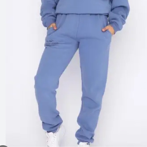 white fox do the most sweatpants dusk blue - Picture 2 of 5